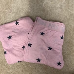 PINK star pj set